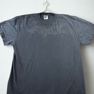 Fox Racing Mens XL Black Graphic T Shirt Distressed Faded Vintage Look Moto Tee